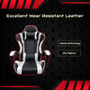 Gaming Chair Office Computer Seating Racing PU Executive Racer Recliner Large Black White Deals499