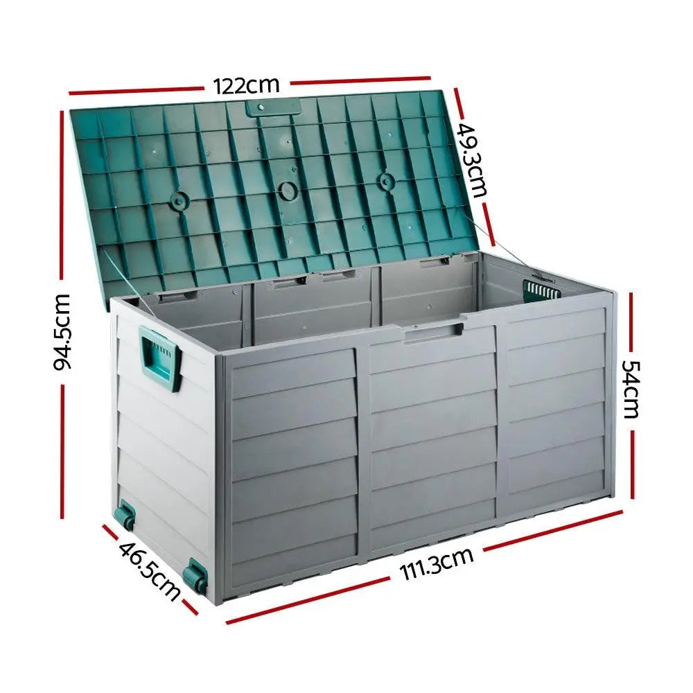 Gardeon 290L Outdoor Storage Box - Green Deals499