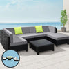 Gardeon 7PC Sofa Set Outdoor Furniture Lounge Setting Wicker Couches Garden Patio Pool Deals499