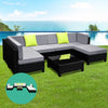 Gardeon 7PC Sofa Set Outdoor Furniture Lounge Setting Wicker Couches Garden Patio Pool Deals499