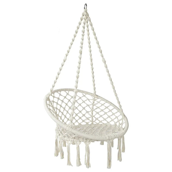 Gardeon Hammock Chair Swing Bed Relax Rope Portable Outdoor Hanging Indoor 124CM Deals499