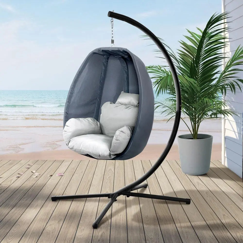 Gardeon Outdoor Furniture Egg Hammock Hanging Swing Chair Pod Lounge Chairs Deals499