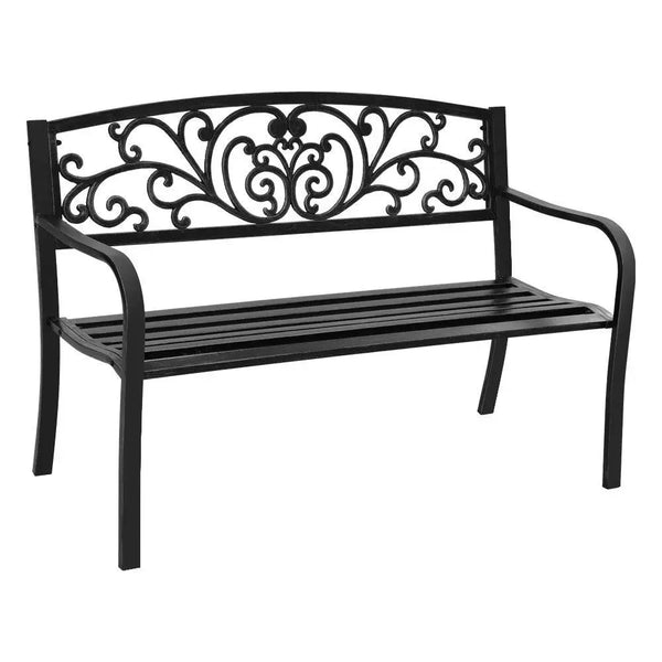 Gardeon Outdoor Garden Bench - Black Deals499