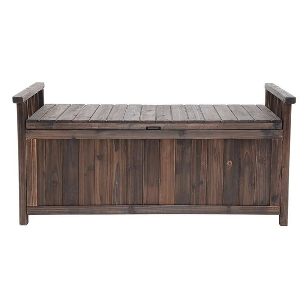 Gardeon Outdoor Storage Box Wooden Garden Bench Chest Toy Tool Sheds Furniture Deals499