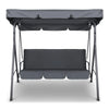 Gardeon Outdoor Swing Chair Hammock Bench Seat Canopy Cushion Furniture Grey Deals499