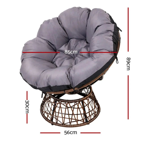 Gardeon Papasan Chair - Brown Deals499