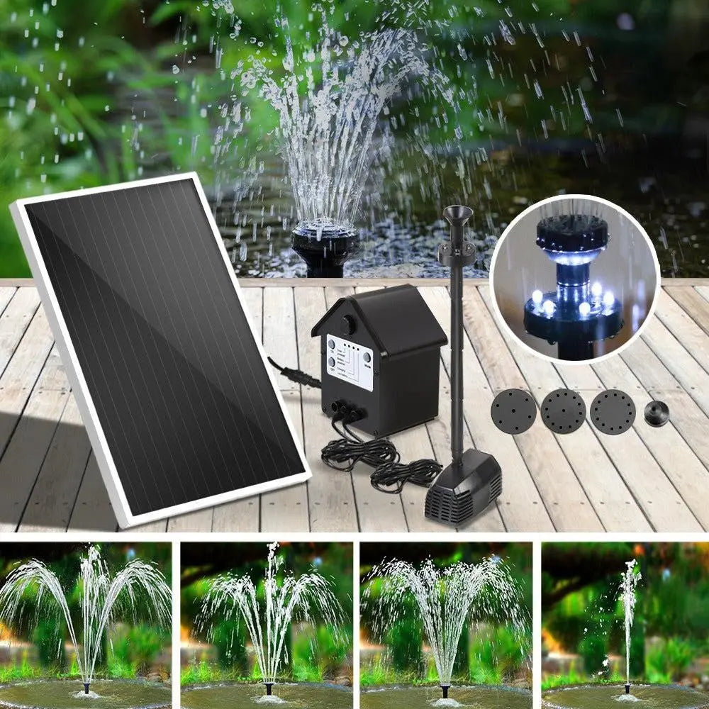 Gardeon Solar Pond Pump Pool Fountain Battery Garden Outdoor Submersible Kit 4FT Deals499
