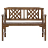 Gardeon Wooden Garden Bench 2 Seat Patio Furniture Timber Outdoor Lounge Chair Natural Deals499