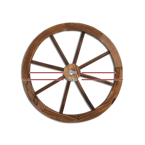 Gardeon Wooden Wagon Wheel Deals499