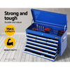 Giantz 10-Drawer Tool Box Chest Cabinet Garage Storage Toolbox Blue Deals499