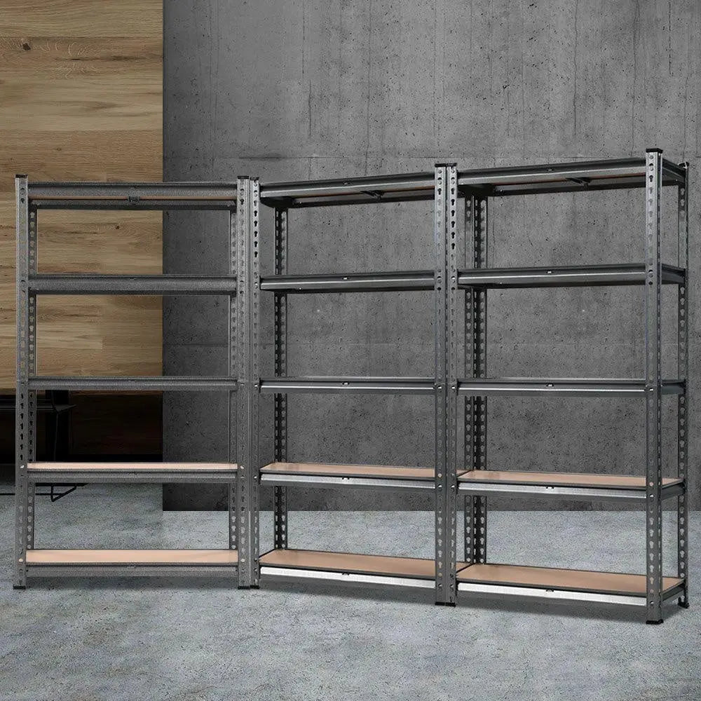 Giantz 3x1.5M Warehouse Racking Shelving Storage Rack Steel Garage Shelf Shelves Deals499