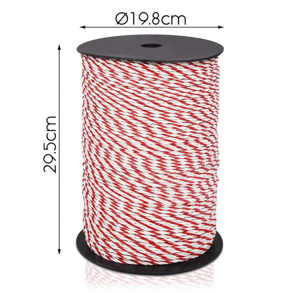 Giantz 500m Stainless Steel Polywire Poly Tape Electric Fence Deals499