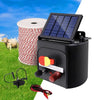 Giantz 5km Solar Electric Fence Energiser Charger with 500M Tape and 25pcs Insulators Deals499