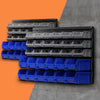 Giantz 60 Bin Wall Mounted Rack Storage Tools Garage Organiser Shed Work Bench Deals499