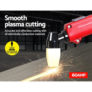 Giantz 60Amp Inverter Welder Plasma Cutter Gas DC iGBT Welding Machine Portable Deals499