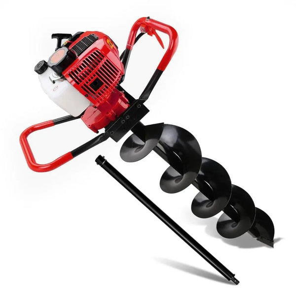 Giantz 80CC Petrol Post Hole Digger Drill Borer Fence Extension Auger Bits Deals499