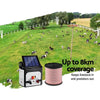 Giantz 8km Solar Electric Fence Energiser Charger with 400M Tape and 25pcs Insulators Deals499
