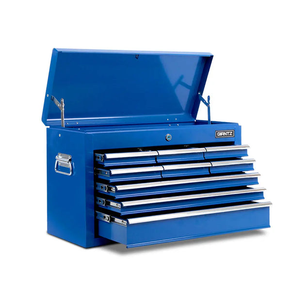 Giantz 9 Drawer Mechanic Tool Box Cabinet Storage - Blue Deals499