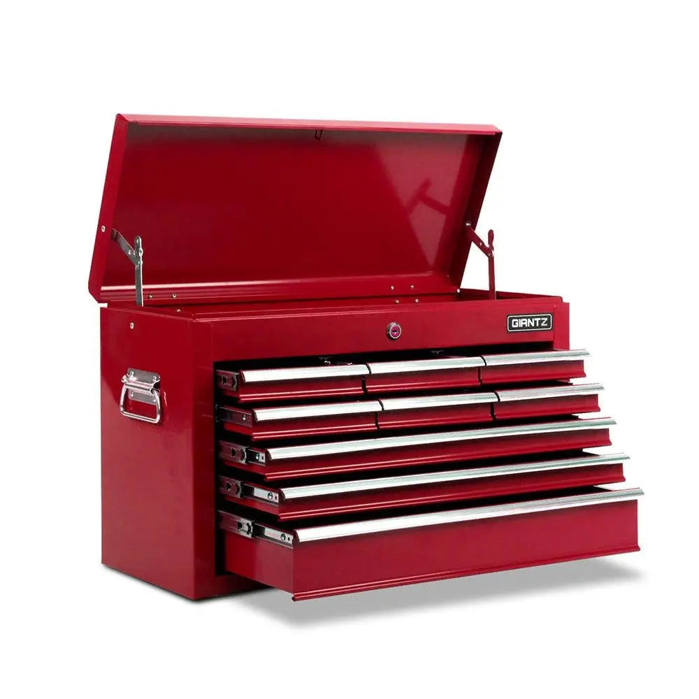 Giantz 9 Drawer Mechanic Tool Box Storage - Red Deals499
