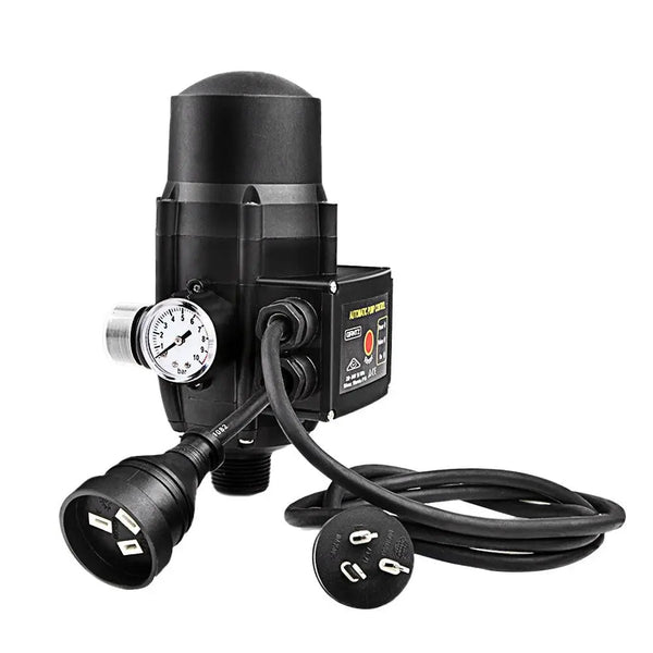 Giantz Adjustable Automatic Electronic Water Pump Controller - Black Deals499
