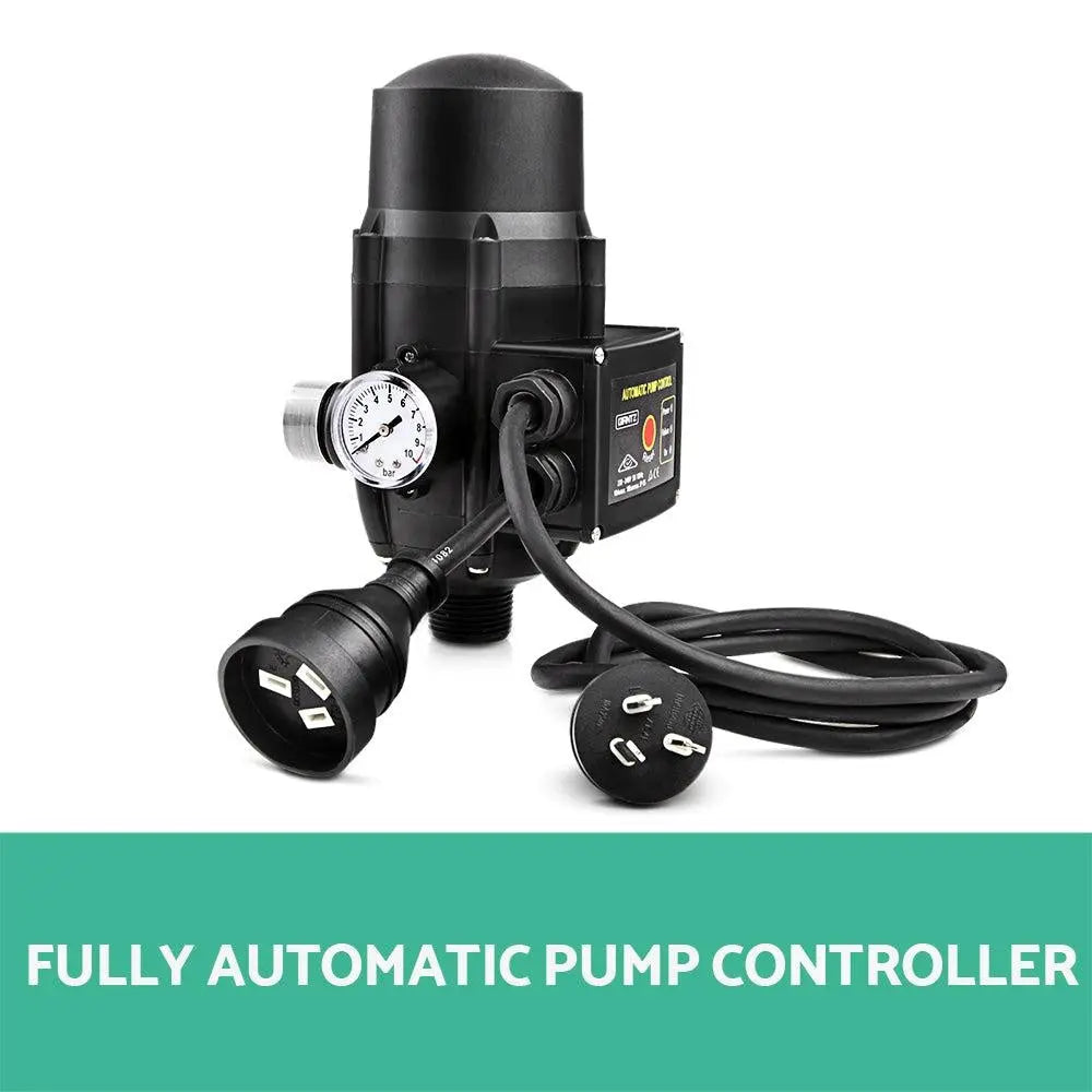 Giantz Adjustable Automatic Electronic Water Pump Controller - Black Deals499