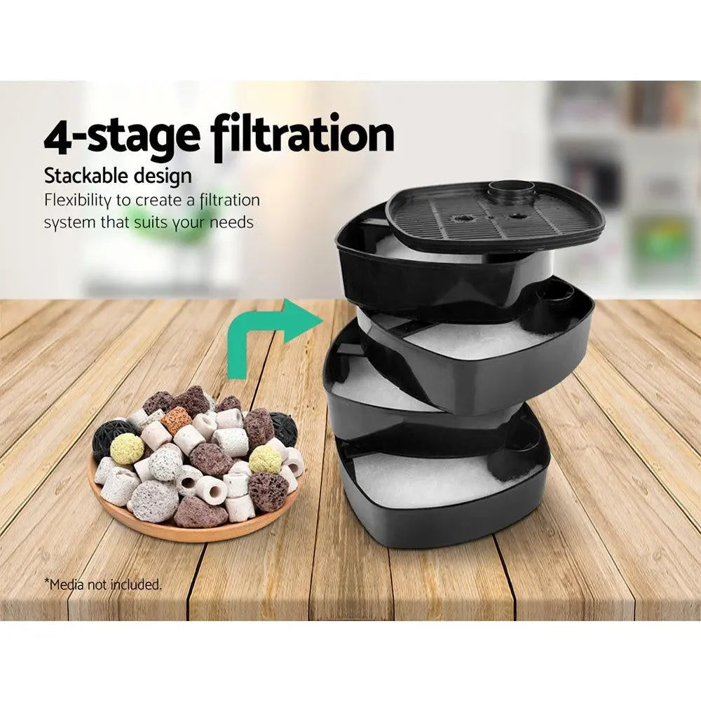 Giantz Aquarium External Canister Filter Aqua Fish Water Tank Sponge Pond 1250L Deals499