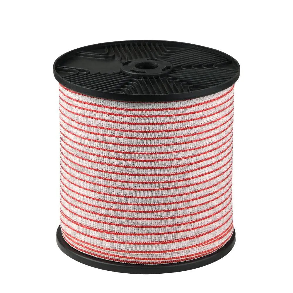 Giantz Electric Fence Wire 400M Tape Fencing Roll Energiser Poly Stainless Steel Deals499