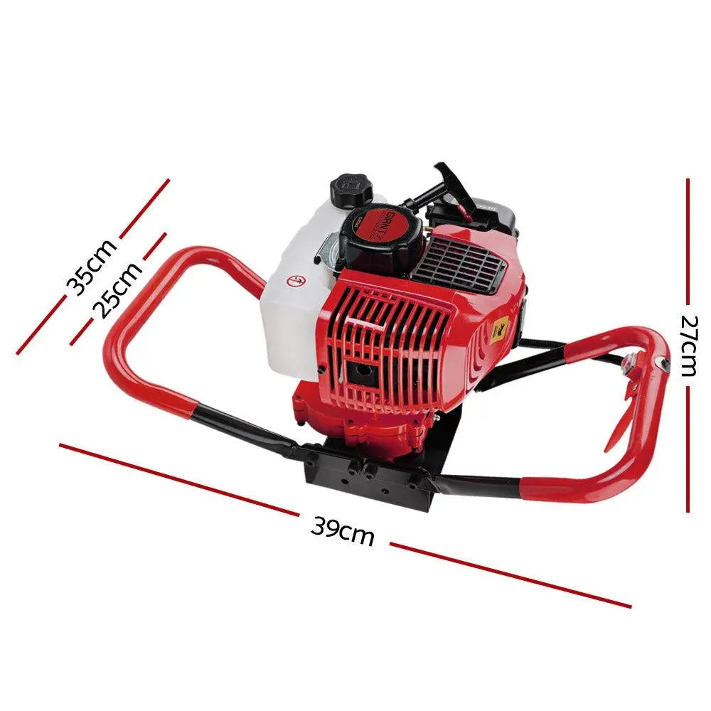 Giantz Post Hole Digger Diggers Petrol Complete 80CC Motor Only Earth Auger Deals499