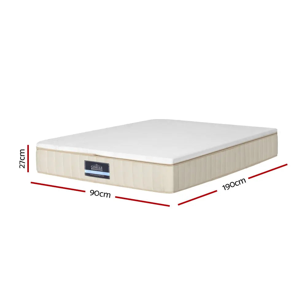Giselle Bedding 27cm Mattress Double-sided Flippable Layer Single from Deals499 at Deals499