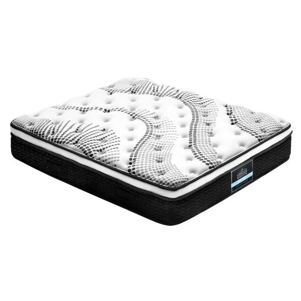 Giselle Bedding Como Euro Top Pocket Spring Mattress 32cm Thick  Double Giselle