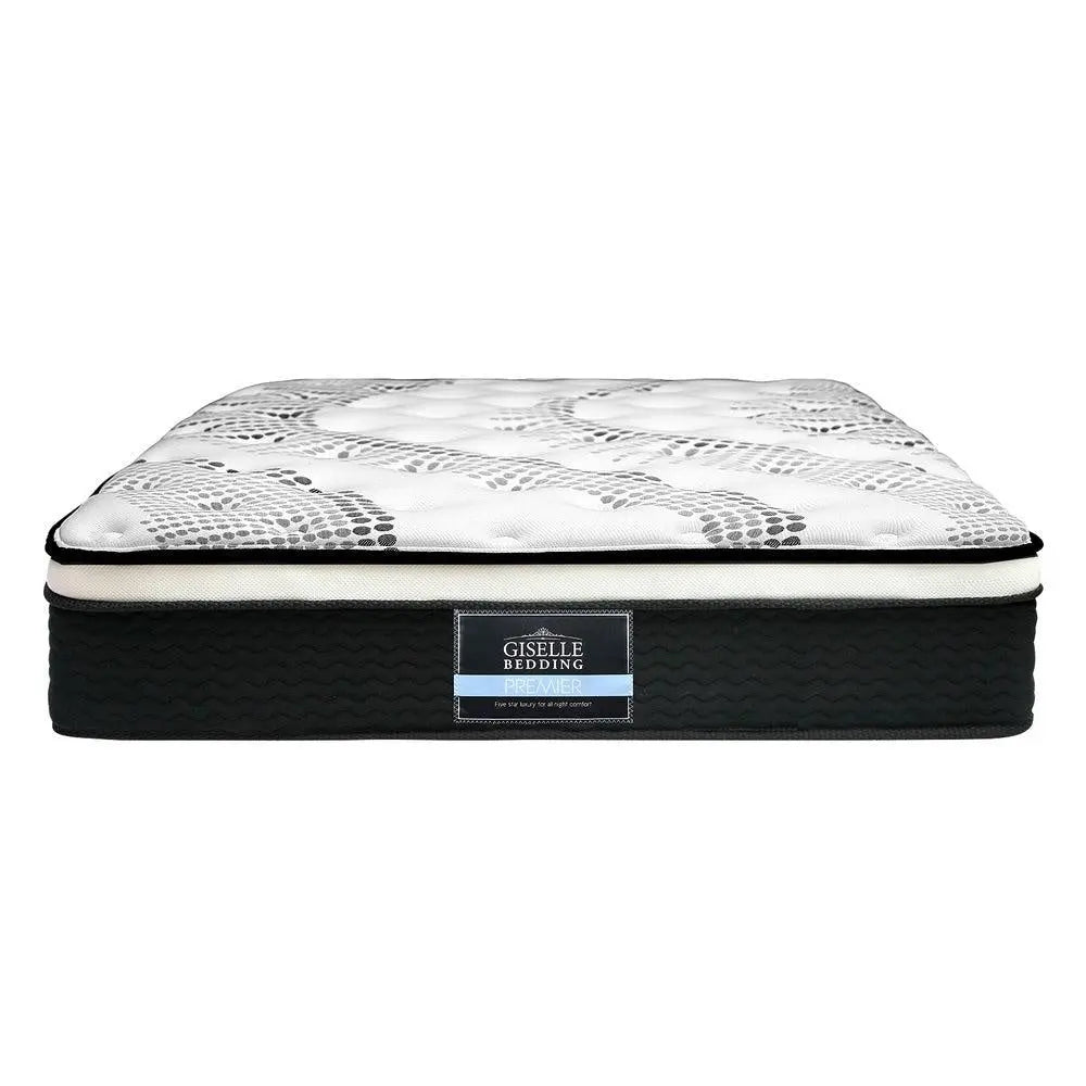 Giselle Bedding Como Euro Top Pocket Spring Mattress 32cm Thick  King Single Giselle