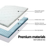 Giselle Bedding Cool Gel 7-zone Memory Foam Mattress Topper w/Bamboo Cover 5cm - Queen Giselle