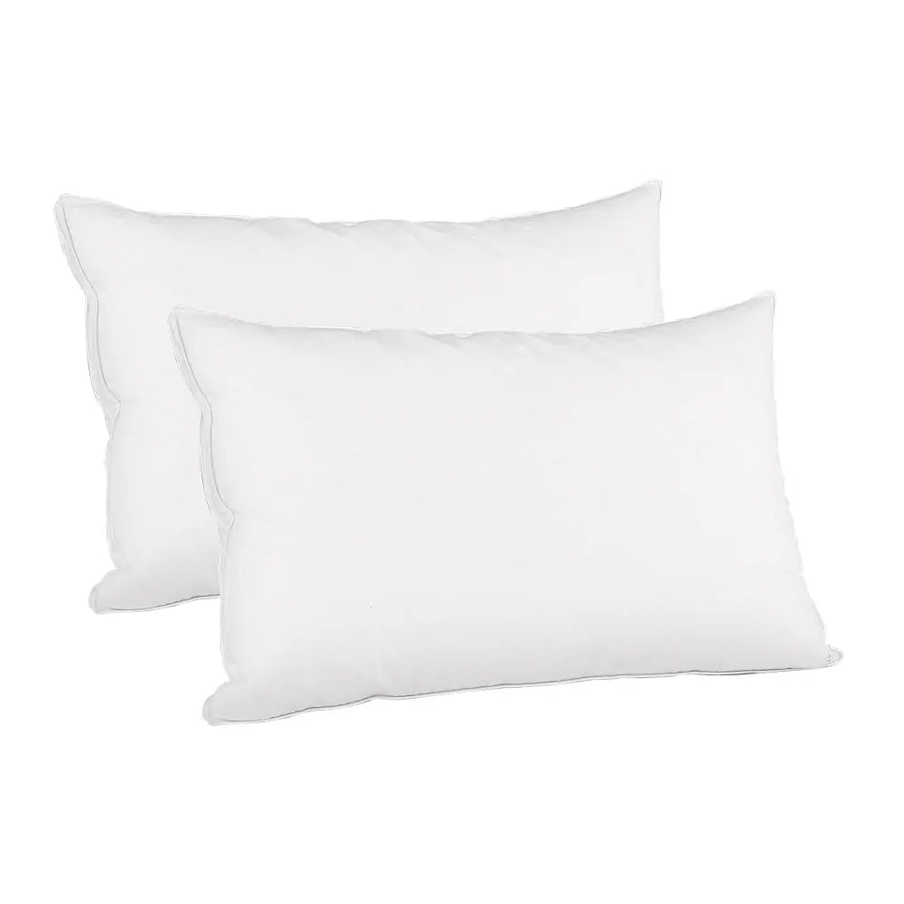 Giselle Bedding Duck Feather Down Twin Pack Pillow Giselle