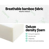 Giselle Bedding Folding Foam Portable Mattress Bamboo Fabric Giselle