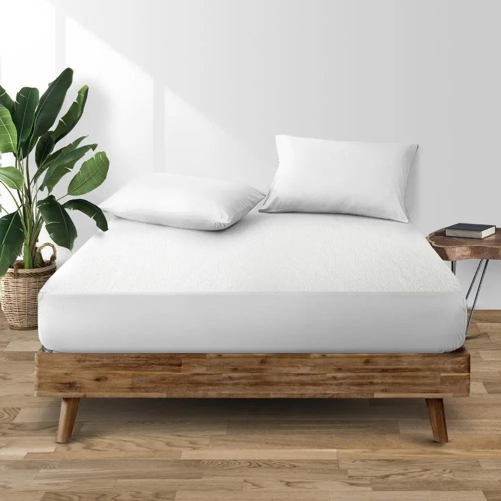 Giselle Bedding King Size Waterproof Bamboo Mattress Protector Giselle