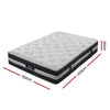 Giselle Bedding Lotus Tight Top Pocket Spring Mattress 30cm Thick  Queen Giselle