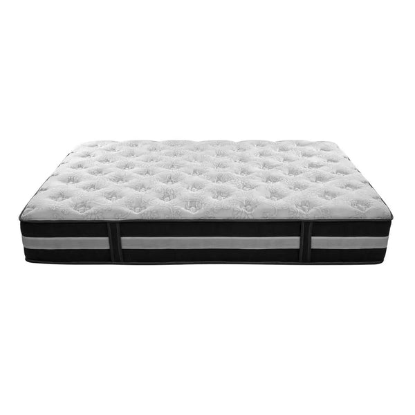 Giselle Bedding Lotus Tight Top Pocket Spring Mattress 30cm Thick  Queen Giselle