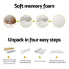 Giselle Bedding Memory Foam Mattress Topper 7-Zone Airflow Pad 8cm Double White from Deals499 at Deals499