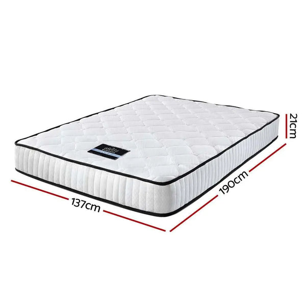 Giselle Bedding Peyton Pocket Spring Mattress 21cm Thick  Double Giselle