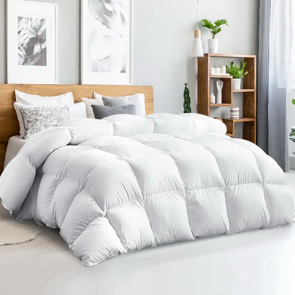 Giselle Bedding Queen Size 500GSM Goose Down Feather Quilt from Deals499 at Deals499