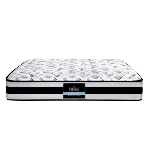 Giselle Bedding Rumba Tight Top Pocket Spring Mattress 24cm Thick  Queen Giselle