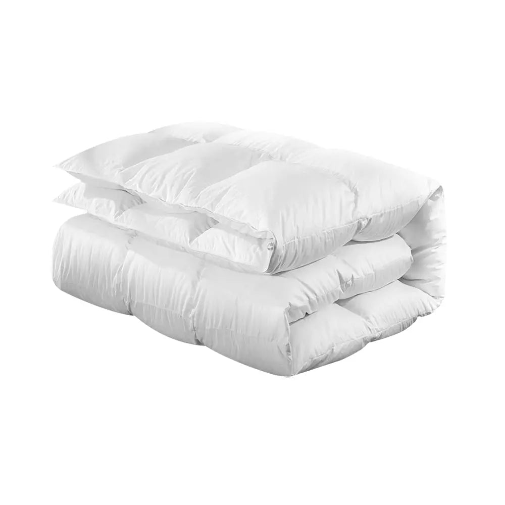 Giselle Bedding Super King 500GSM Goose Down Feather Quilt Deals499