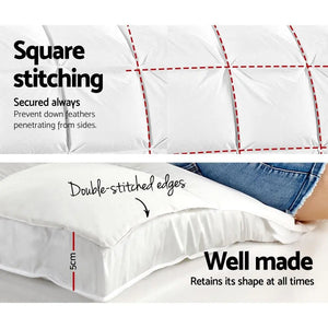 Giselle King Single Mattress Topper Pillowtop 1000GSM Microfibre Filling Protector Giselle