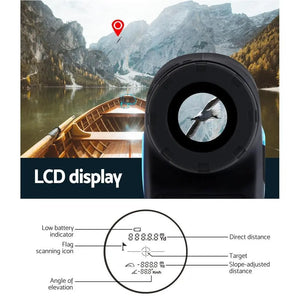 Golf Laser Range Finder 600M Hunting Rangefinder Distance Height Speed Measure Deals499