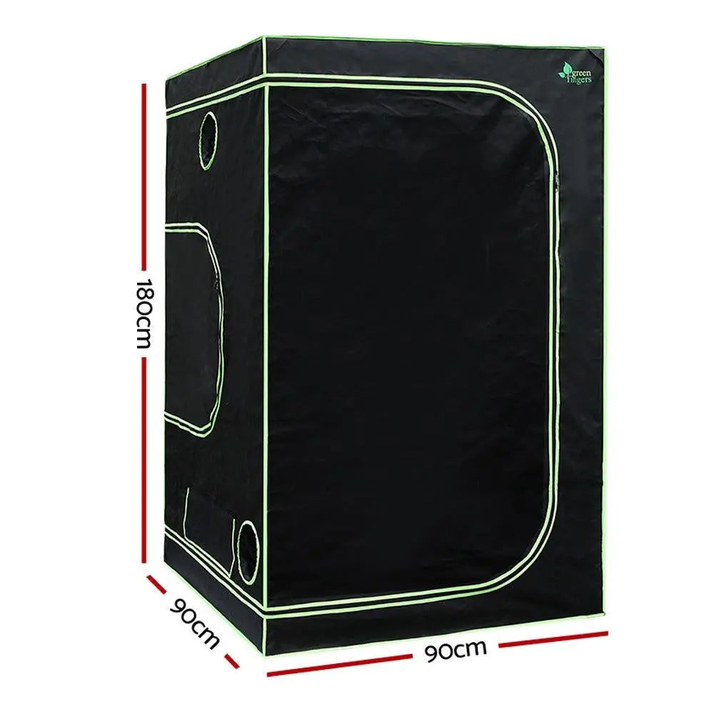 Greenfingers Grow Tent 1000W LED Grow Light 90X90X180cm Mylar 6" Ventilation Deals499