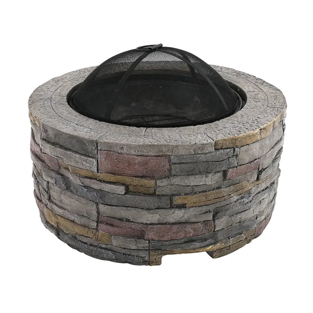 Grillz Fire Pit Outdoor Table Charcoal Fireplace Garden Firepit Heater Deals499