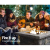 Grillz Fire Pit Outdoor Table Charcoal Garden Fireplace Backyard Firepit Heater Deals499