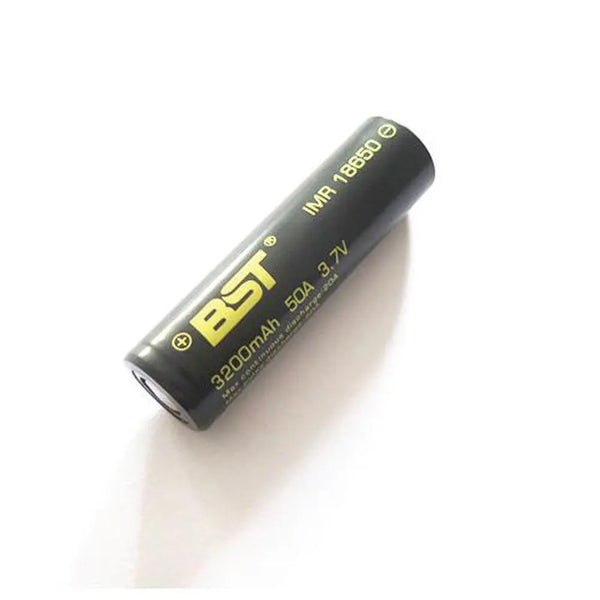 IMR 18650 Rechargeable Batteries - BST  50A 3200mAh 3.7V High Current Lithium Battery from Deals499 at Deals499