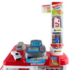 Keezi 24 Piece Kids Super Market Toy Set - Red & White Deals499