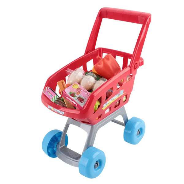 Keezi 24 Piece Kids Super Market Toy Set - Red & White Deals499